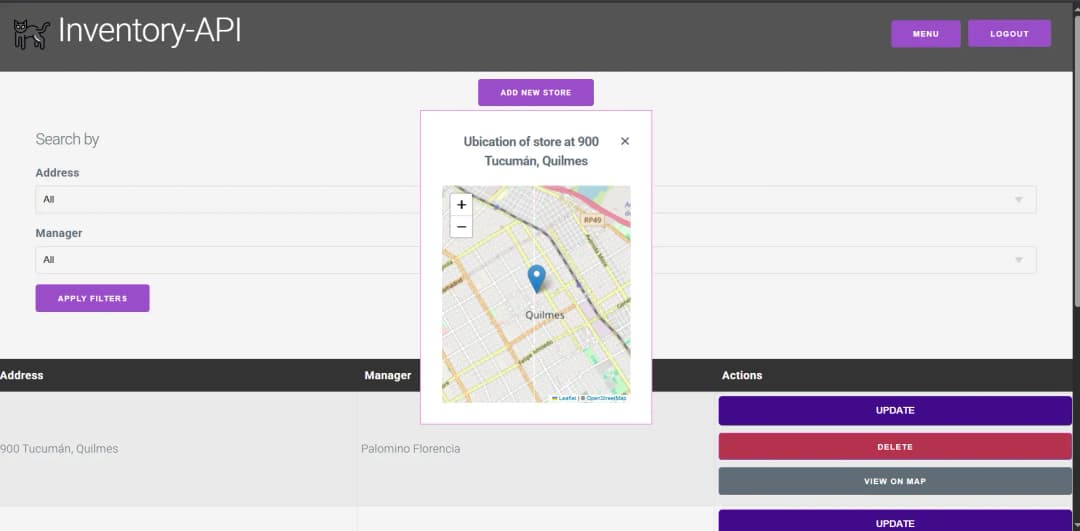 Aplicación full stack para la gestión de inventario empresarial